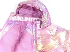 Name It moonlite mauve shiny puffer vinterjakke